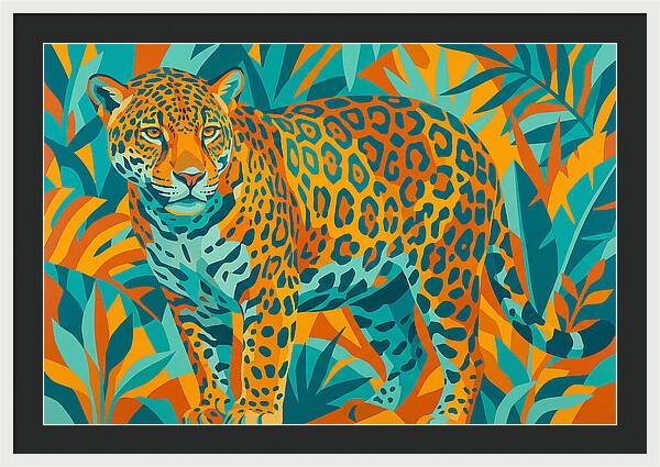 Jaguar Among Vibrant Foliage
