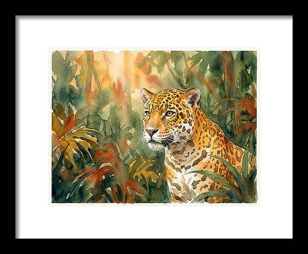Jaguar In Lush Wilderness