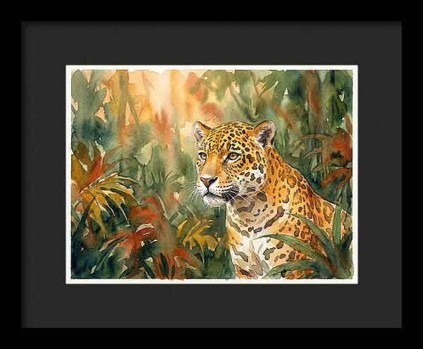 Jaguar In Lush Wilderness