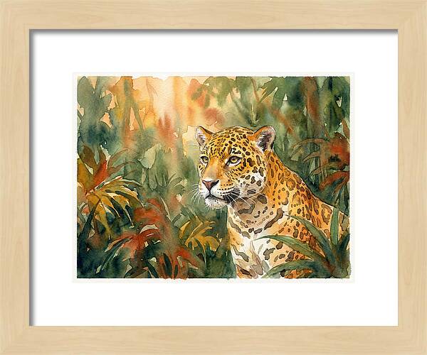 Jaguar In Lush Wilderness
