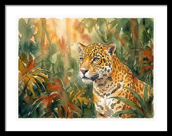 Jaguar In Lush Wilderness