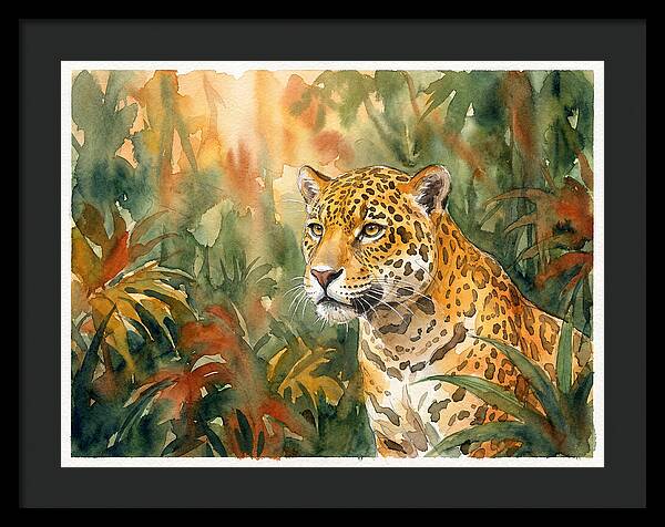 Jaguar In Lush Wilderness