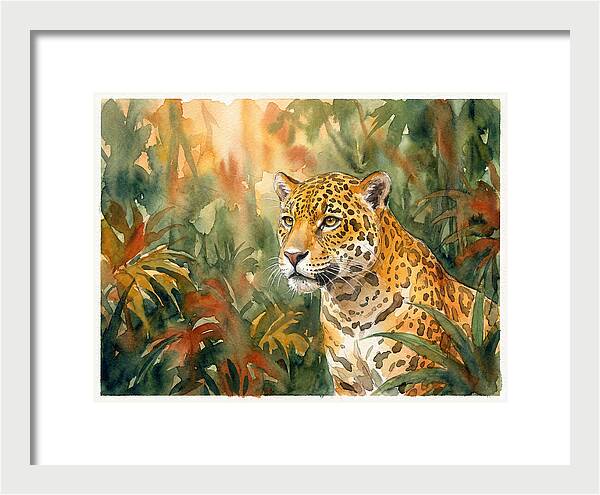 Jaguar In Lush Wilderness