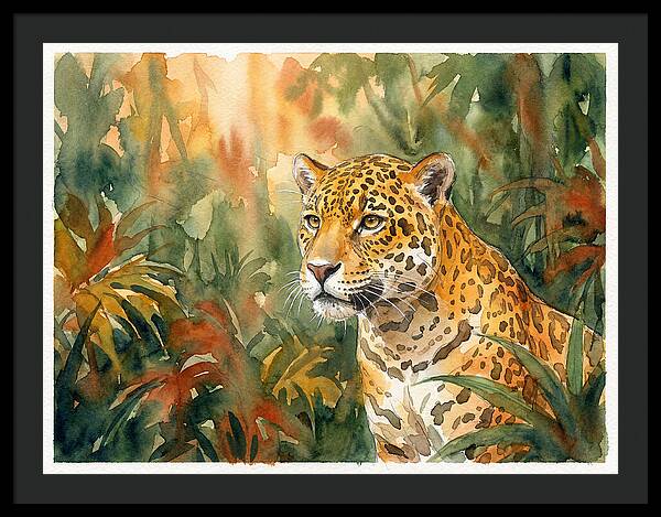 Jaguar In Lush Wilderness