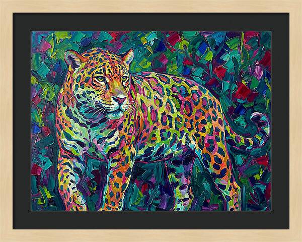 Jaguar In Vibrant Colors