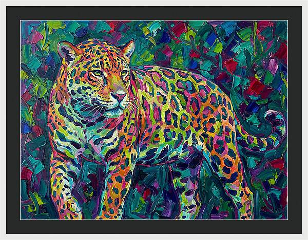 Jaguar In Vibrant Colors
