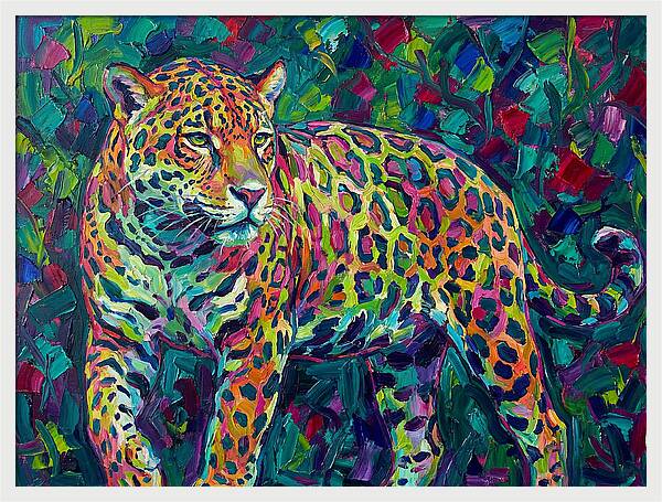 Jaguar In Vibrant Colors