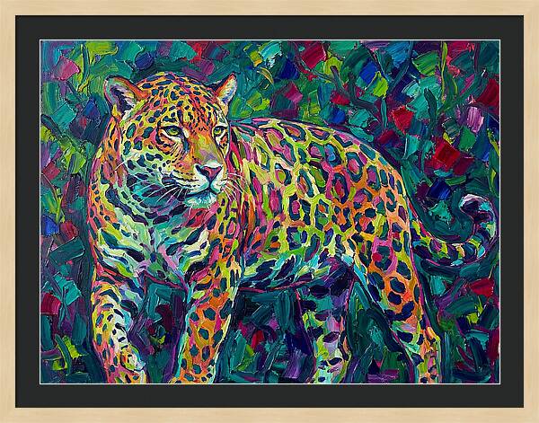 Jaguar In Vibrant Colors