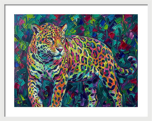 Jaguar In Vibrant Colors