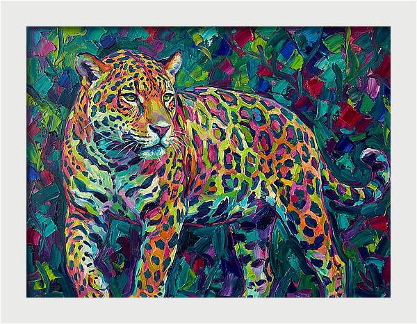 Jaguar In Vibrant Colors