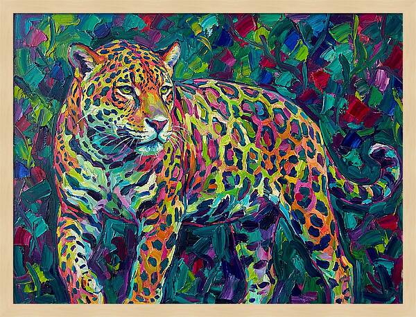 Jaguar In Vibrant Colors