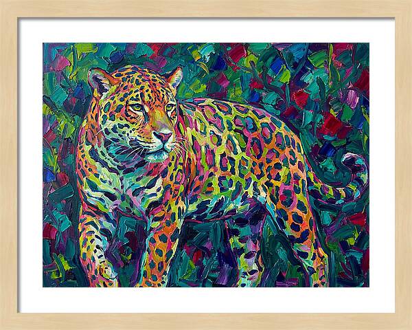 Jaguar In Vibrant Colors