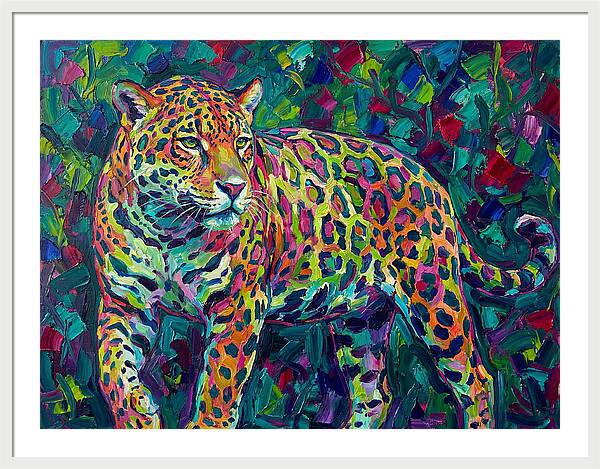 Jaguar In Vibrant Colors