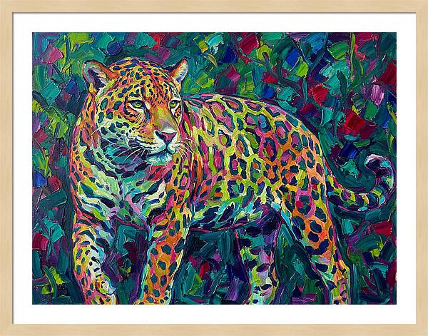 Jaguar In Vibrant Colors