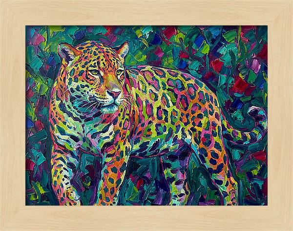 Jaguar In Vibrant Colors