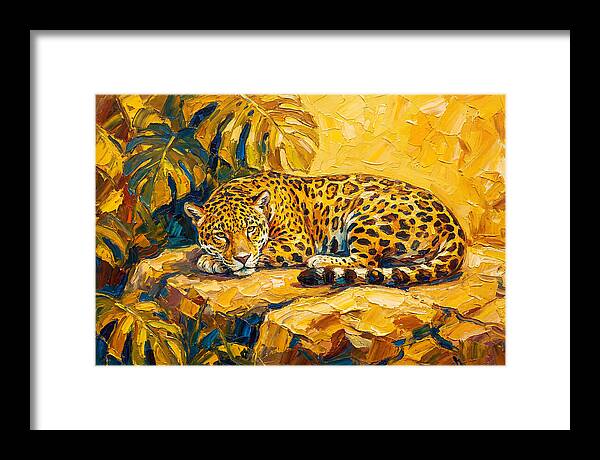 Jaguar Relaxing In The Sun