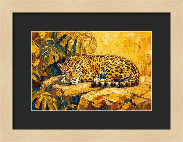 Jaguar Relaxing In The Sun