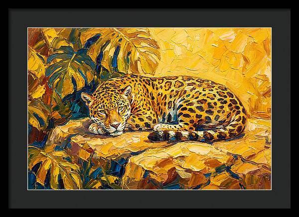 Jaguar Relaxing In The Sun