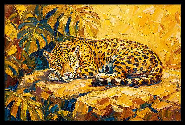 Jaguar Relaxing In The Sun