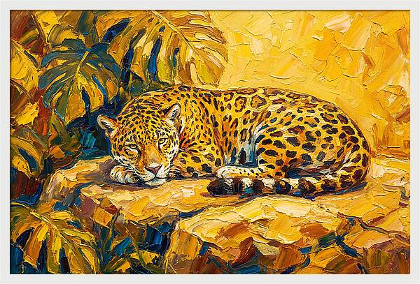 Jaguar Relaxing In The Sun