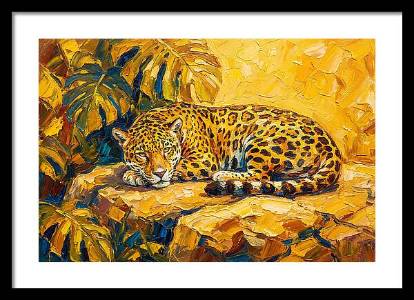 Jaguar Relaxing In The Sun