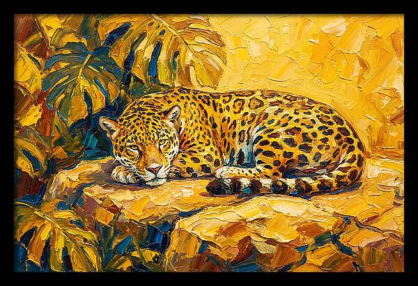 Jaguar Relaxing In The Sun