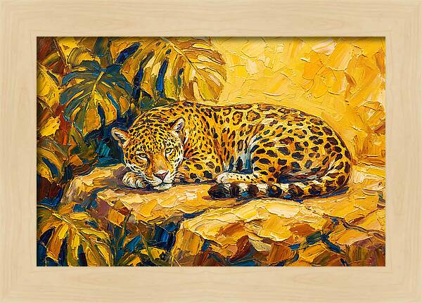Jaguar Relaxing In The Sun