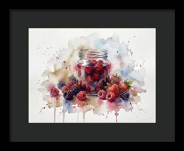 Jam Jar With Berries