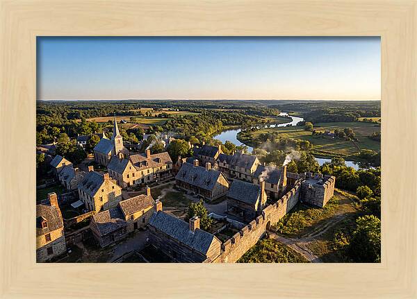 Jamestown Settlement Aerial View