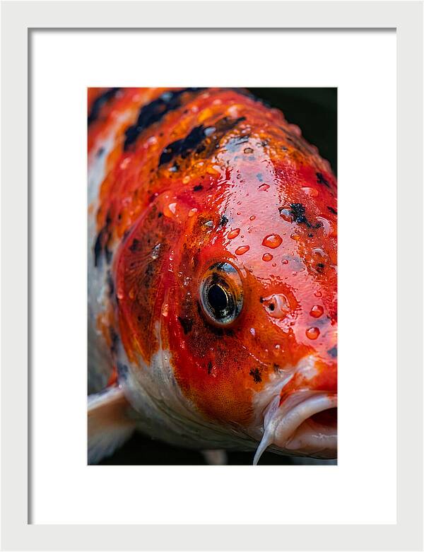 Japanese Koi Close Up