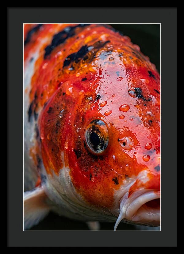 Japanese Koi Close Up