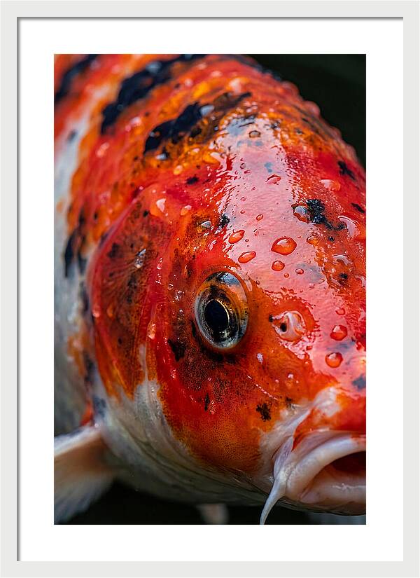Japanese Koi Close Up