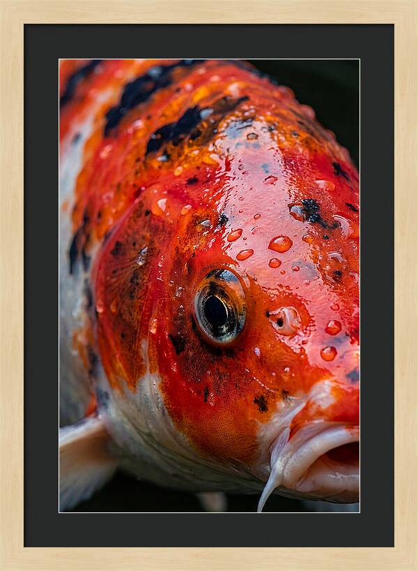 Japanese Koi Close Up