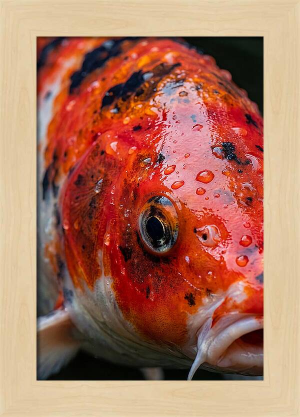 Japanese Koi Close Up
