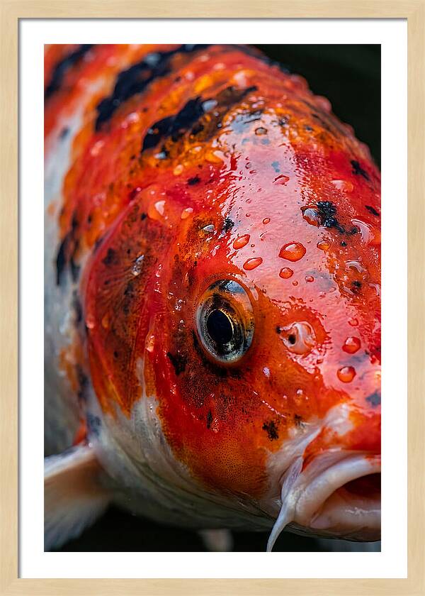 Japanese Koi Close Up