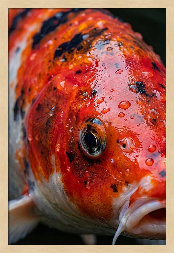 Japanese Koi Close Up