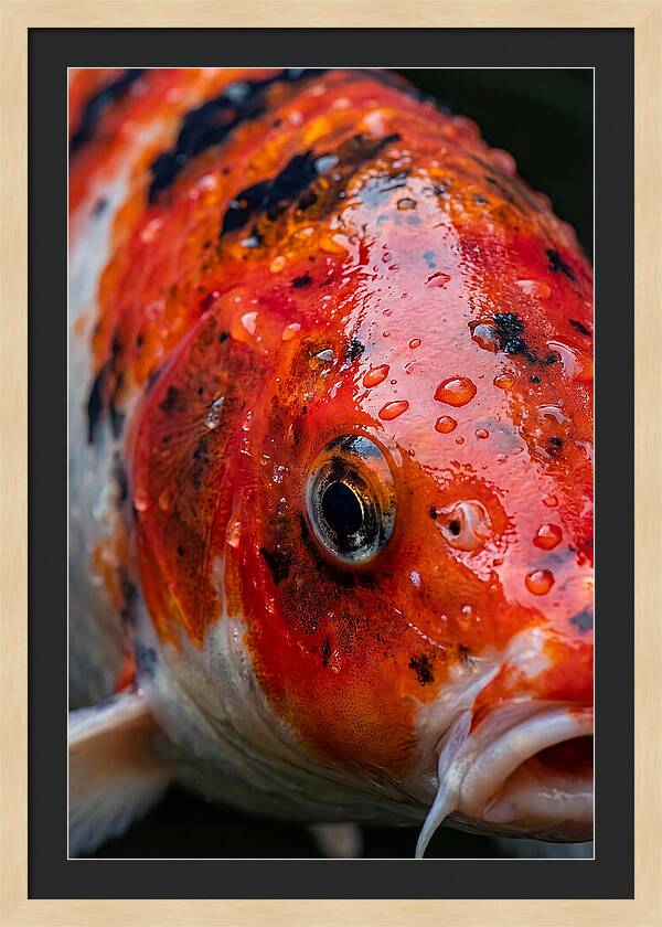 Japanese Koi Close Up
