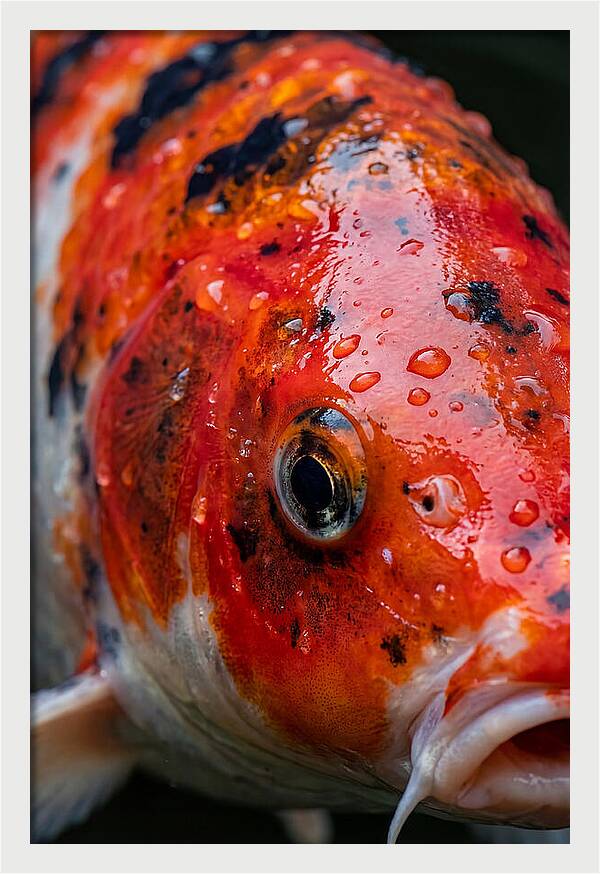 Japanese Koi Close Up
