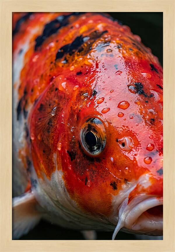 Japanese Koi Close Up