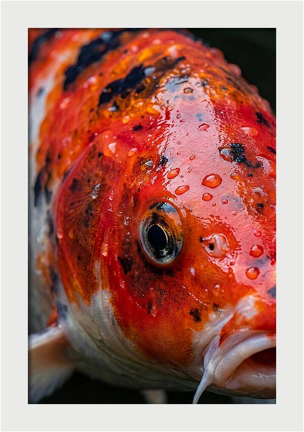 Japanese Koi Close Up