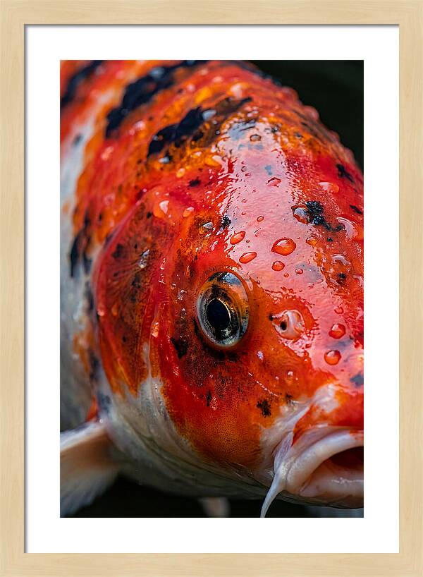 Japanese Koi Close Up