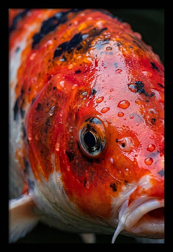 Japanese Koi Close Up