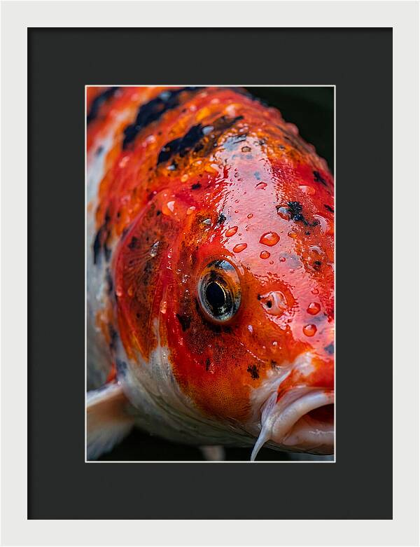 Japanese Koi Close Up