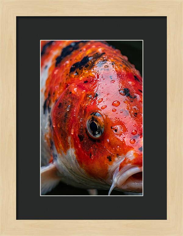 Japanese Koi Close Up