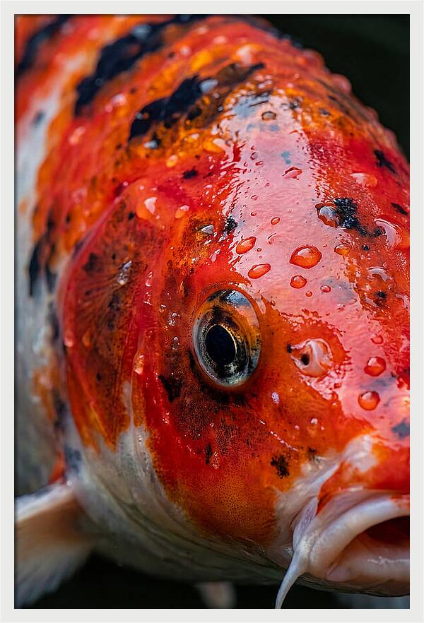 Japanese Koi Close Up
