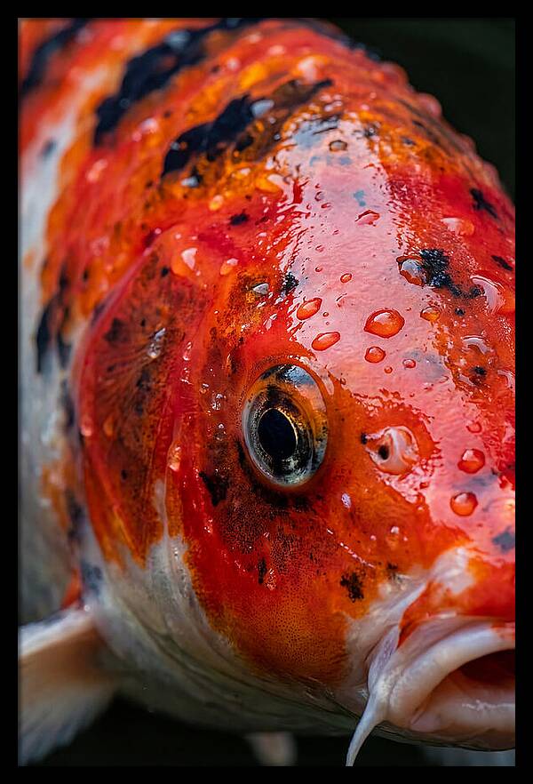 Japanese Koi Close Up