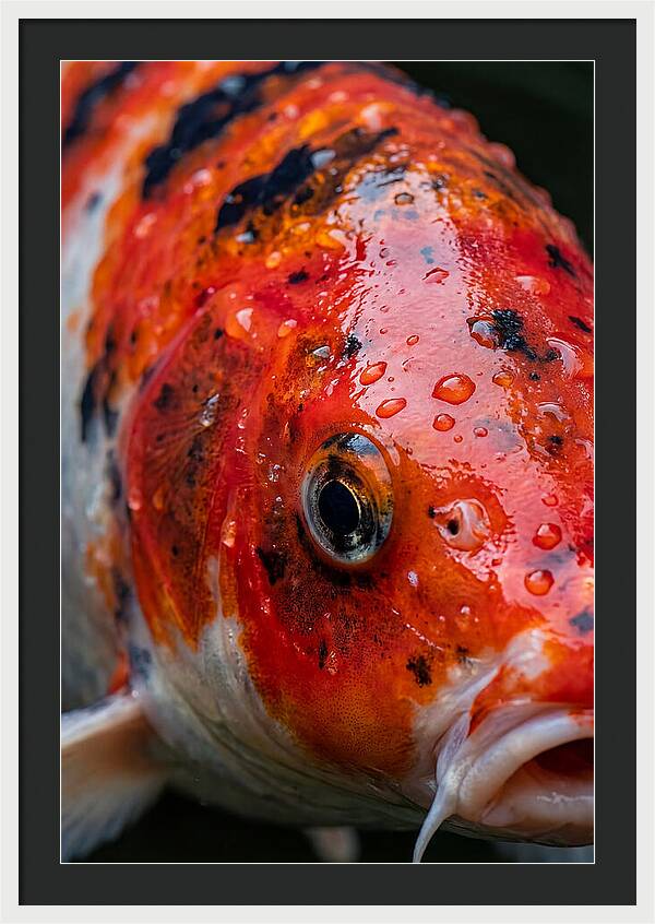 Japanese Koi Close Up