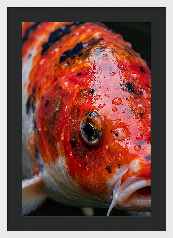 Japanese Koi Close Up