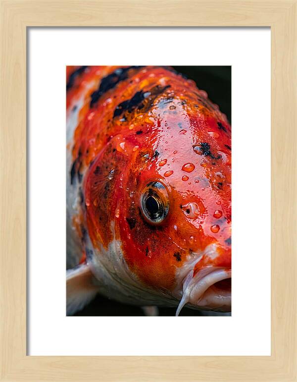 Japanese Koi Close Up