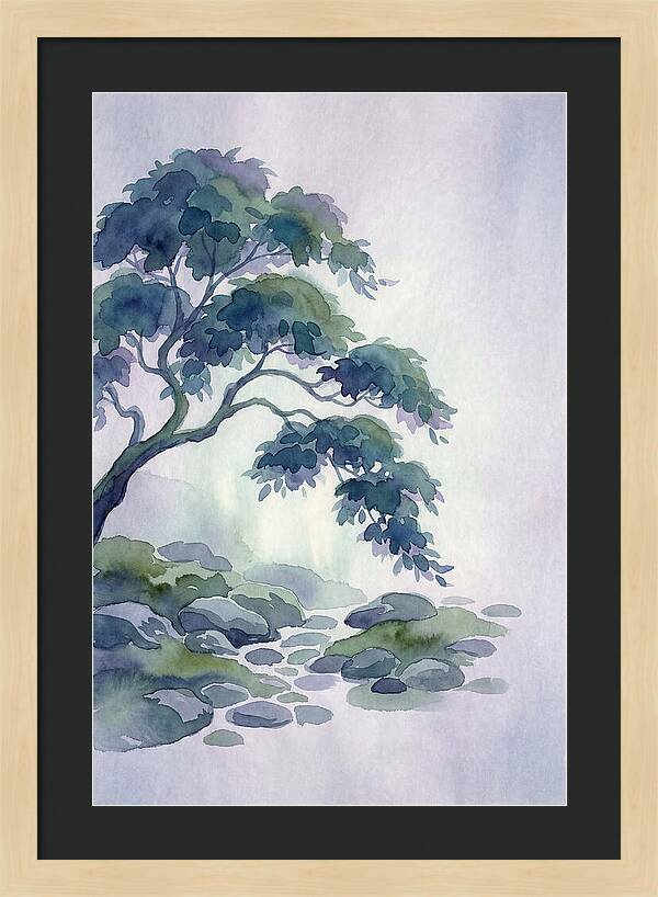 Japanese Maple In Garden Corner